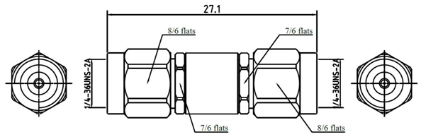 2.92mm to 2.92mm RF Adapter